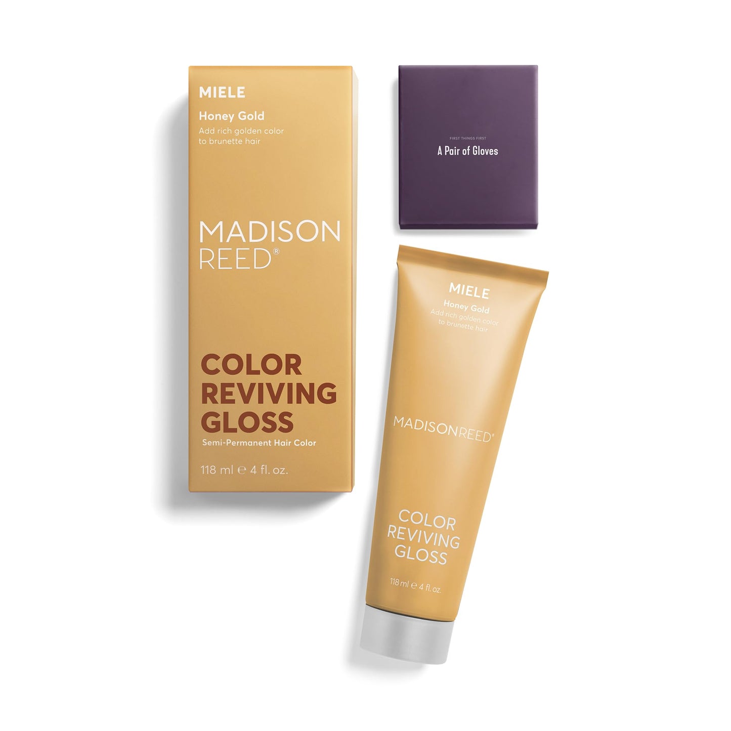 Madison Reed Color Reviving Gloss - Miele Honey | Semi-Permanent, Color Depositing Gloss for Dark Blonde to Brown Hair, Adds Honey Gold Warmth Beauty & Personal Care Madison Reed