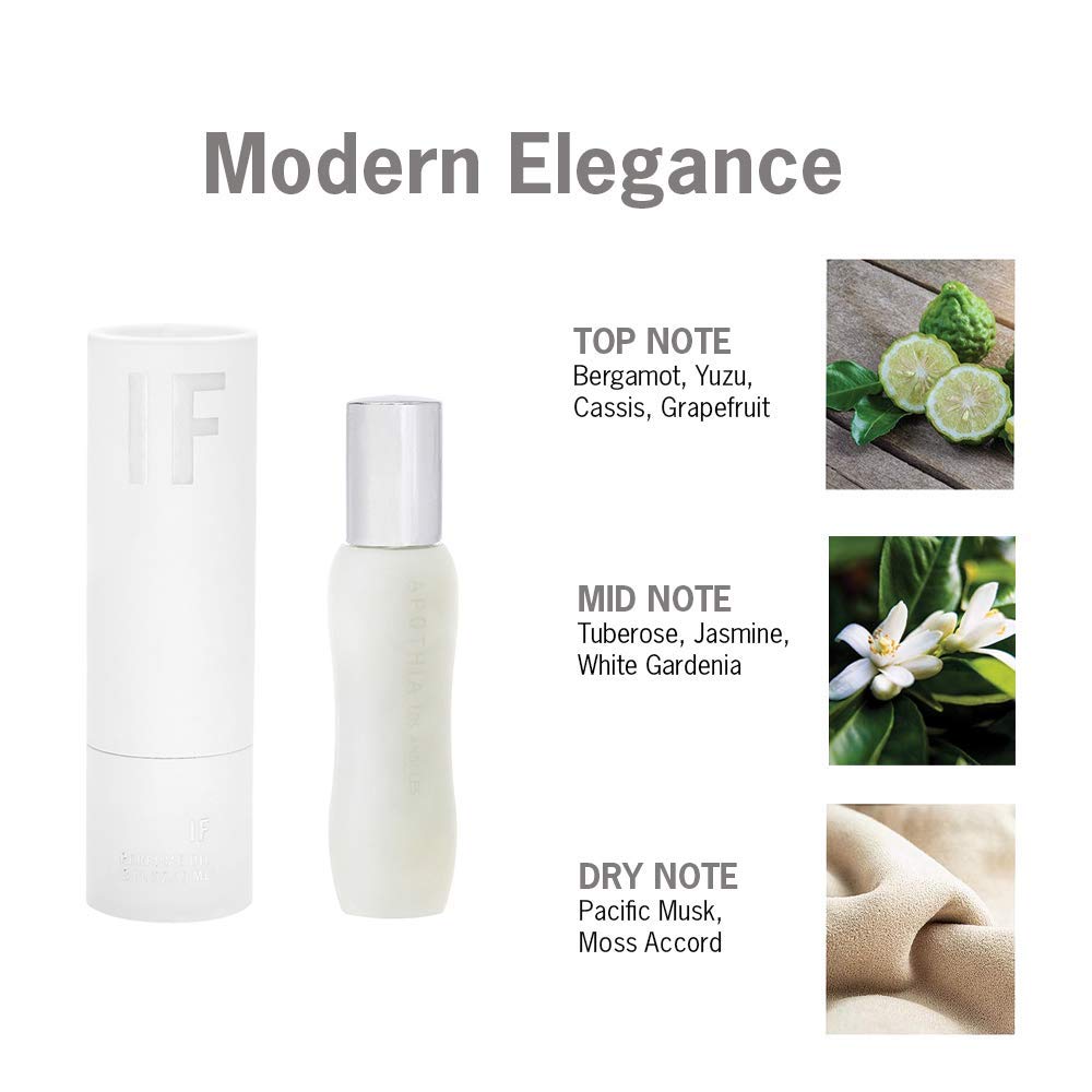 APOTHIA - IF Roll-On Oil | Modern White Floral & Citrus | Award Winning Fragrance with Premium Ingredients | Long Lasting Perfume | 0.3 oz | 9 ml | Beauty & Personal Care APOTHIA