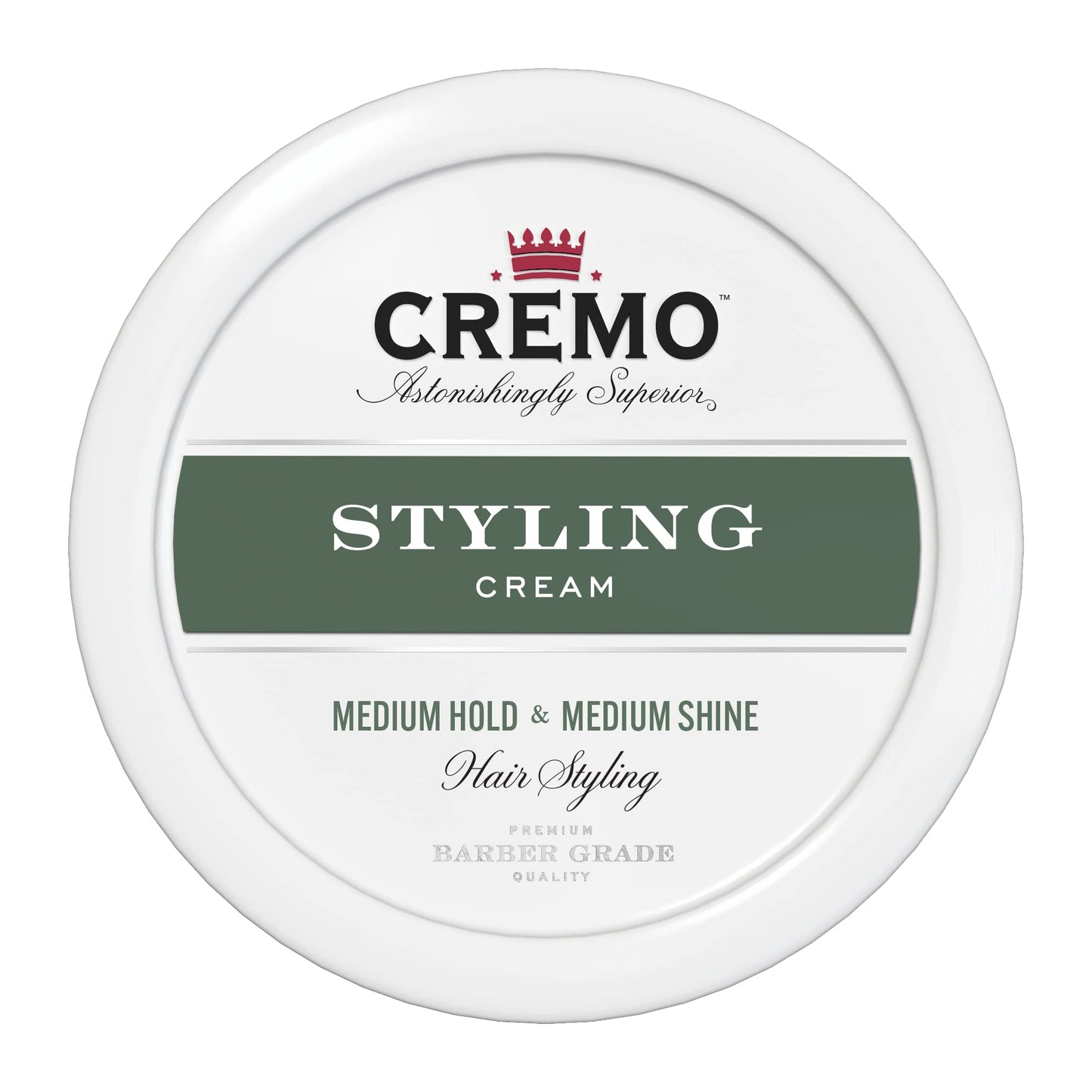 Cremo Hair Styling Cream, Barber Grade, Medium Hold, Medium Shine Hair Products, 4 Oz Beauty & Personal Care Cremo