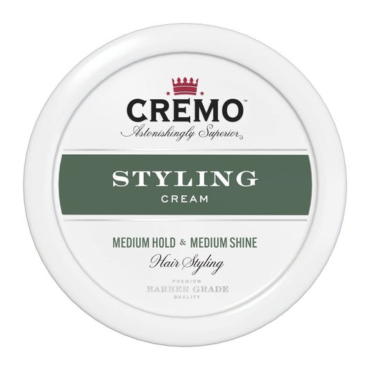 Cremo Hair Styling Cream, Barber Grade, Medium Hold, Medium Shine Hair Products, 4 Oz Beauty & Personal Care Cremo