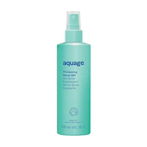 AQUAGE Thickening Spray Gel, For Fine or Thin Hair Types, Infused with Sea Botanicals, Adds Body, Vitality, Firm Hold, 8 oz Beauty & Personal Care Aquage