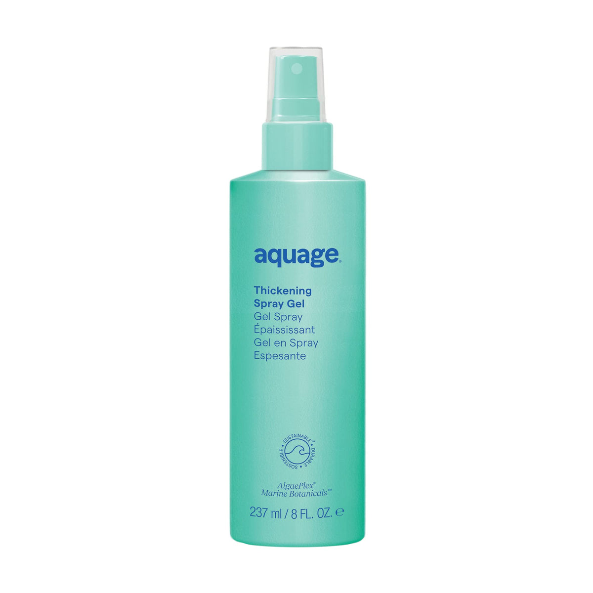 AQUAGE Thickening Spray Gel, For Fine or Thin Hair Types, Infused with Sea Botanicals, Adds Body, Vitality, Firm Hold, 8 oz Beauty & Personal Care Aquage