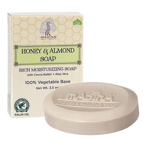 Madina Bar Soaps (Honey & Almond) Beauty & Personal Care Madina