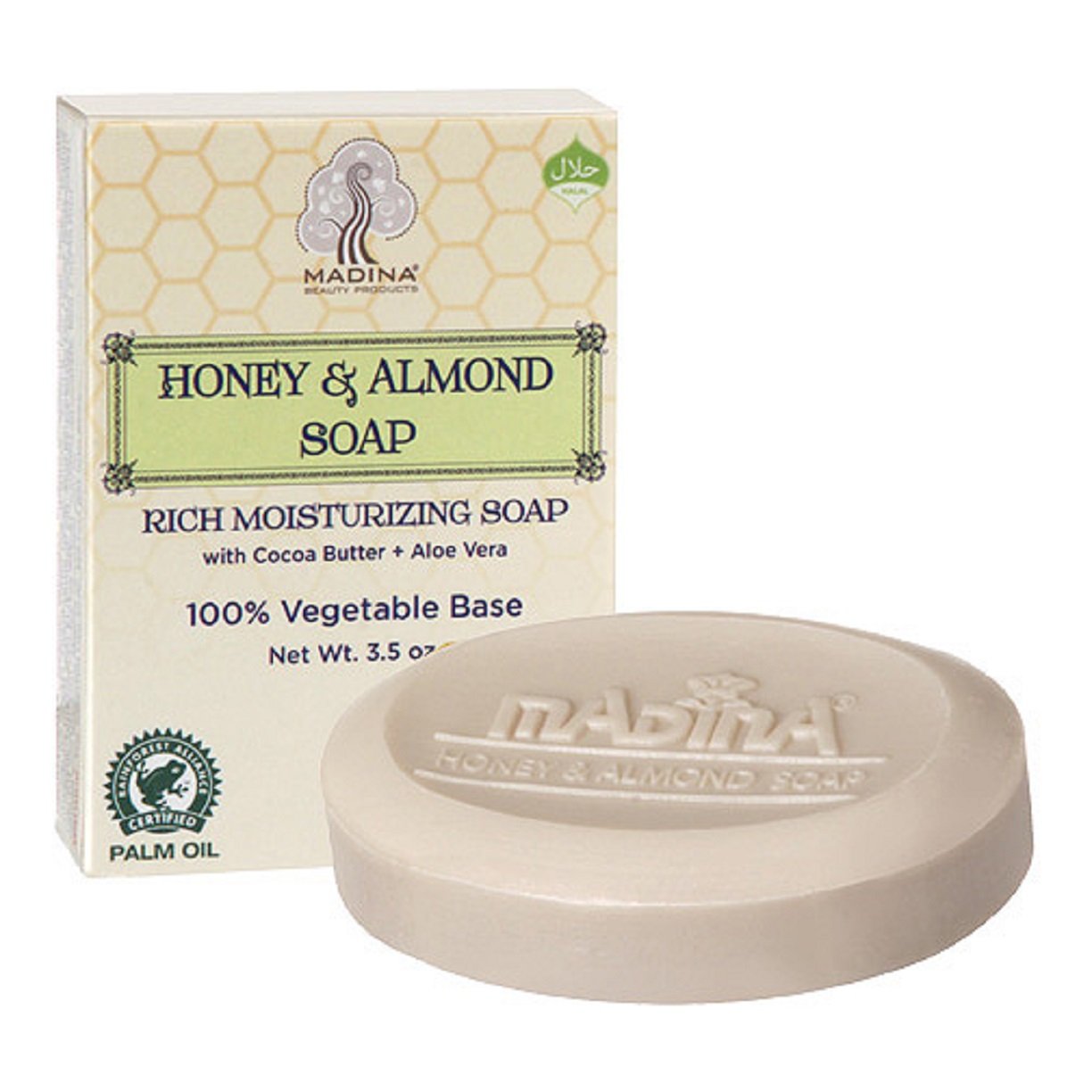 Madina Bar Soaps (Honey & Almond) Beauty & Personal Care Madina