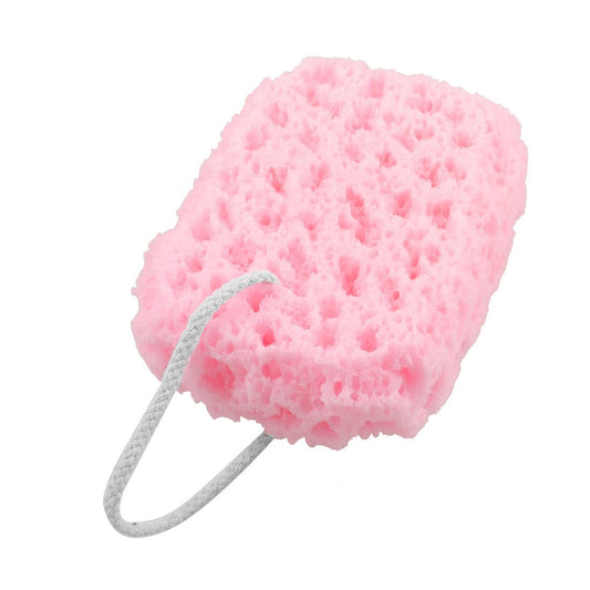 Ruilogod Rectangle Shape Pink Bath Sponge Body Exfoliate Shower Loop Scrubber (id: 01c d19 4e9 7c8 cd5 Beauty and Personal Care Ruilogod