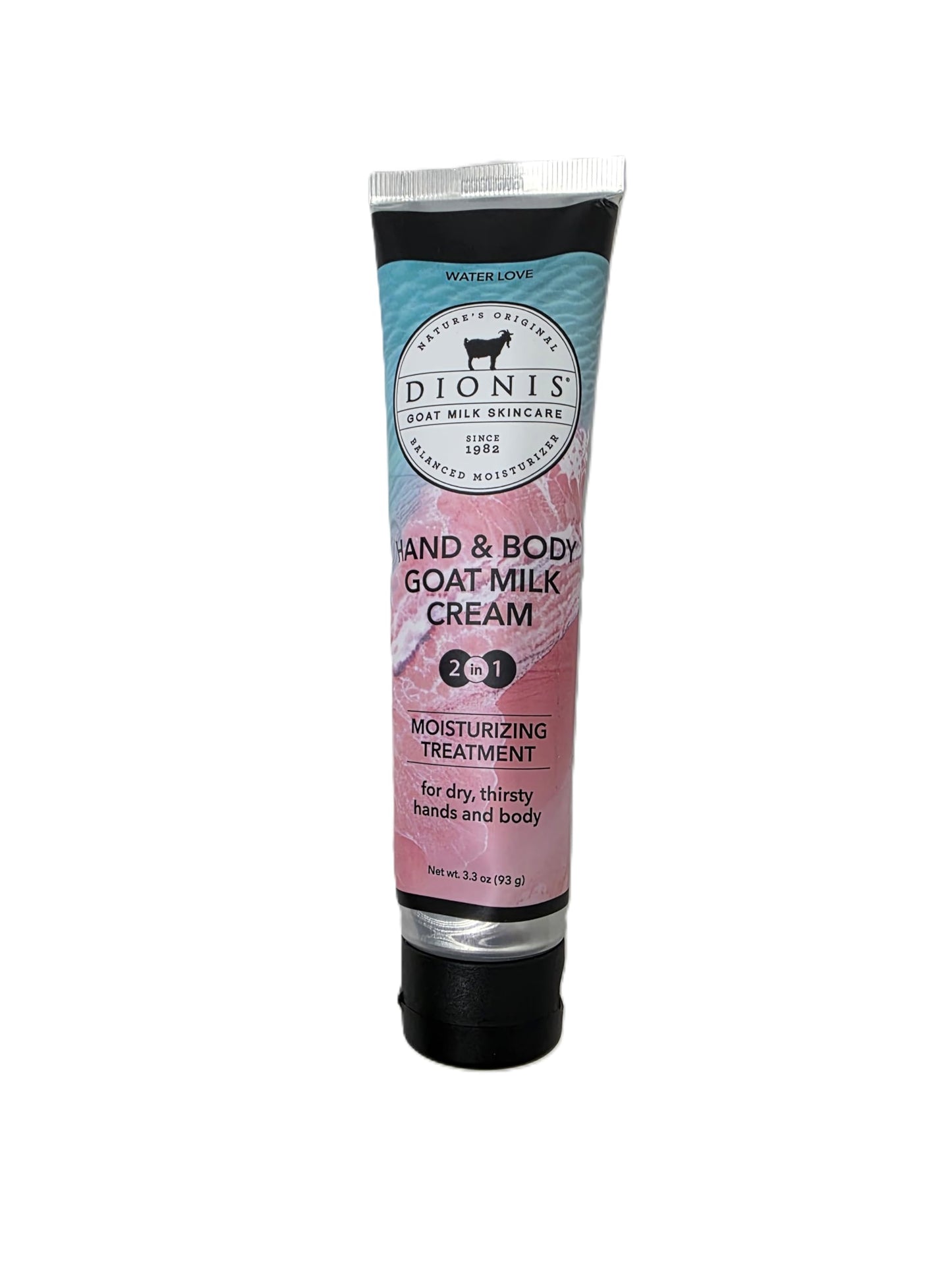 Dionis Water Love Hand & Body Cream, Goat Milk Skincare, 3.3 oz, USA Made Beauty & Personal Care Dionis