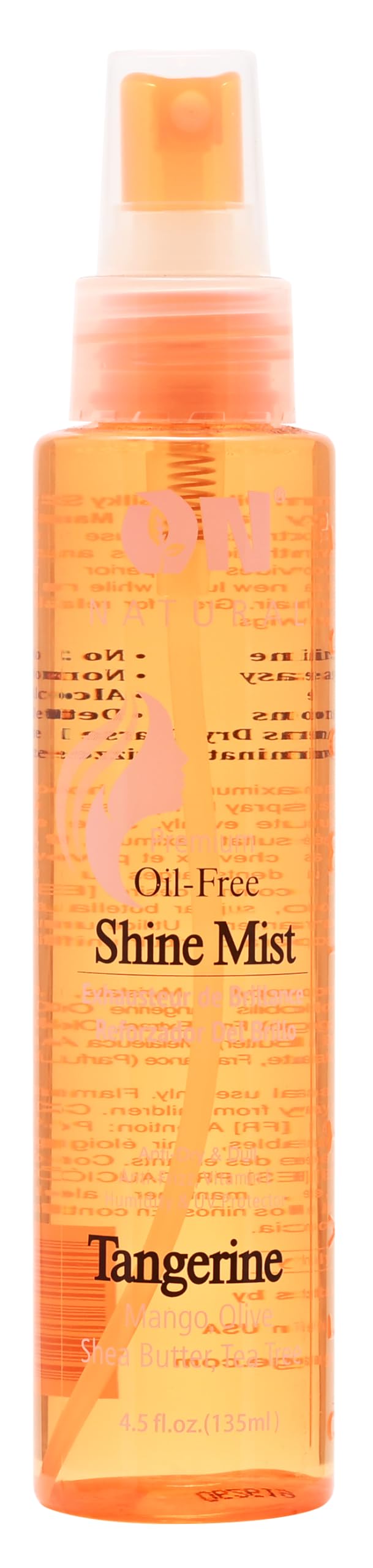 On Organic Natural Premium Oil-Free Weave & Wig Shine Mist, Tangerine 4.5 oz Beauty & Personal Care measjimi