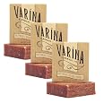 Varina Natural Oatmeal Milk & Honey Bar Soap - Gentle Cleansing for Sensitive Skin, Sweet and Vanilla - 3 Pack Beauty & Personal Care Varina