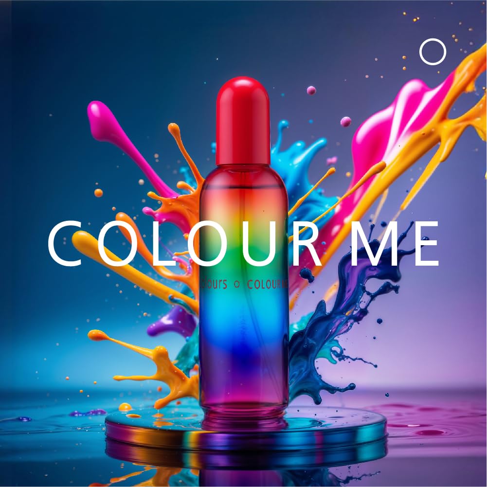 COLOUR ME Milton-Lloyd Colours - Eau de Parfum for Women - Rose, Vanilla Perfume for Women - Floral, Chypre Fragrances - Long Lasting Perfume - 3.4 oz Beauty & Personal Care COLOUR ME