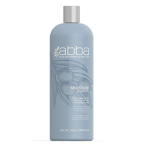 ABBA Moisture Shampoo, Olive & Peppermint Oil, 32 Fl Oz (Pack of 1) Beauty & Personal Care ABBA