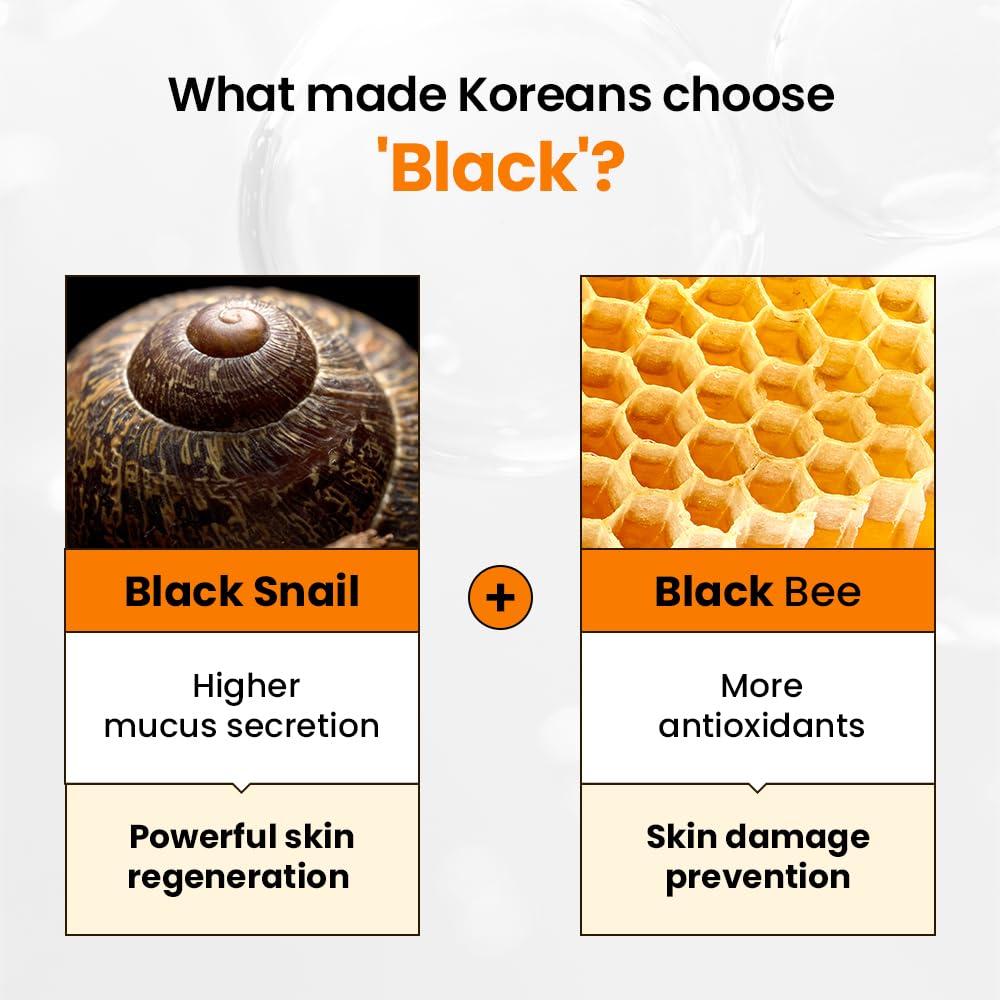 Dr. G Royal Black Snail Cream, 50ml - Korean Moisturizer, Snail Mucin Moisturizer, Korean Skin Care Moisturizer, Korean Face Moisturizer Korean Beauty & Personal Care Dr.G