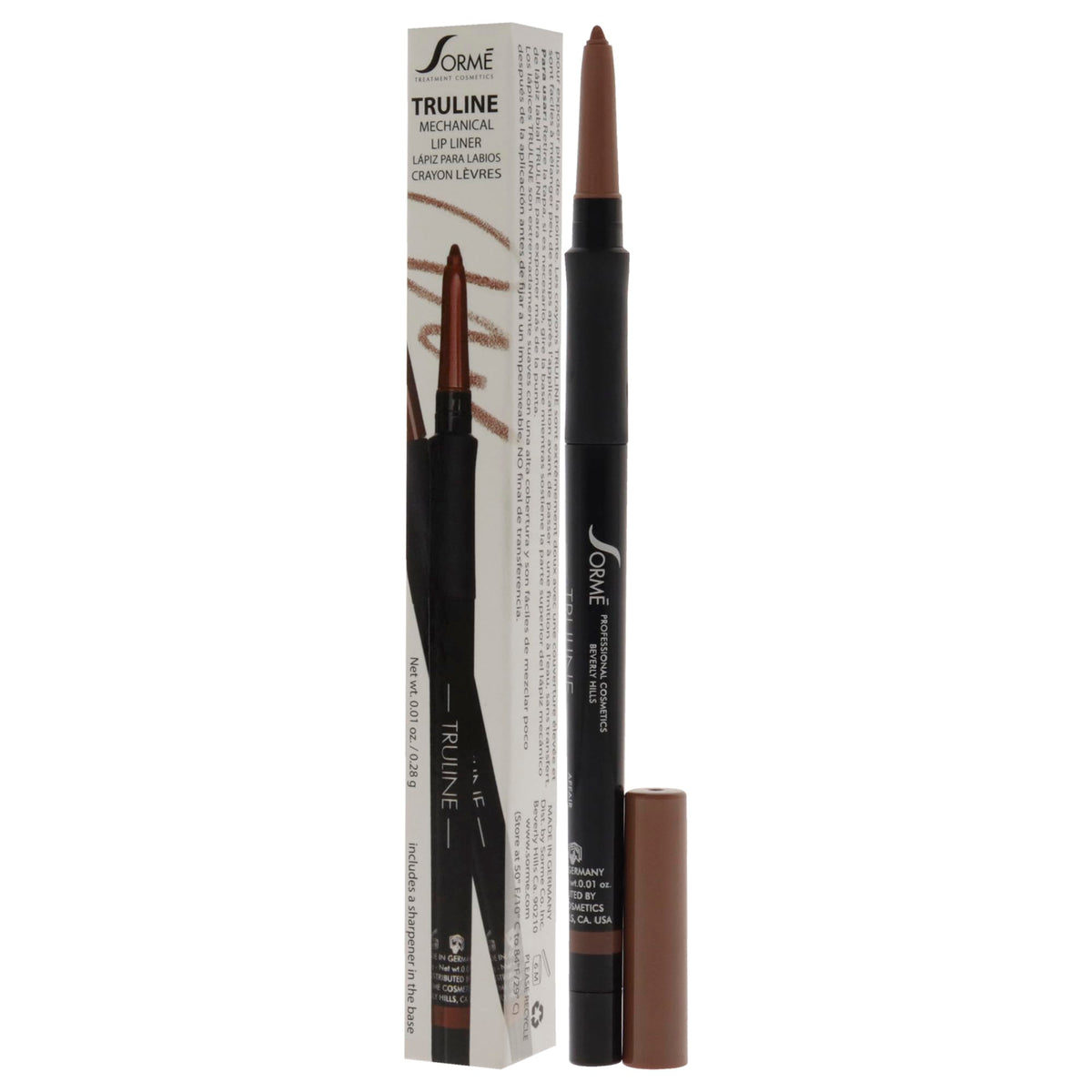 Sorme' Treatment Cosmetics Truline Mechanical Lipliner, Affair, 0.01 oz. Beauty & Personal Care SORMÉ