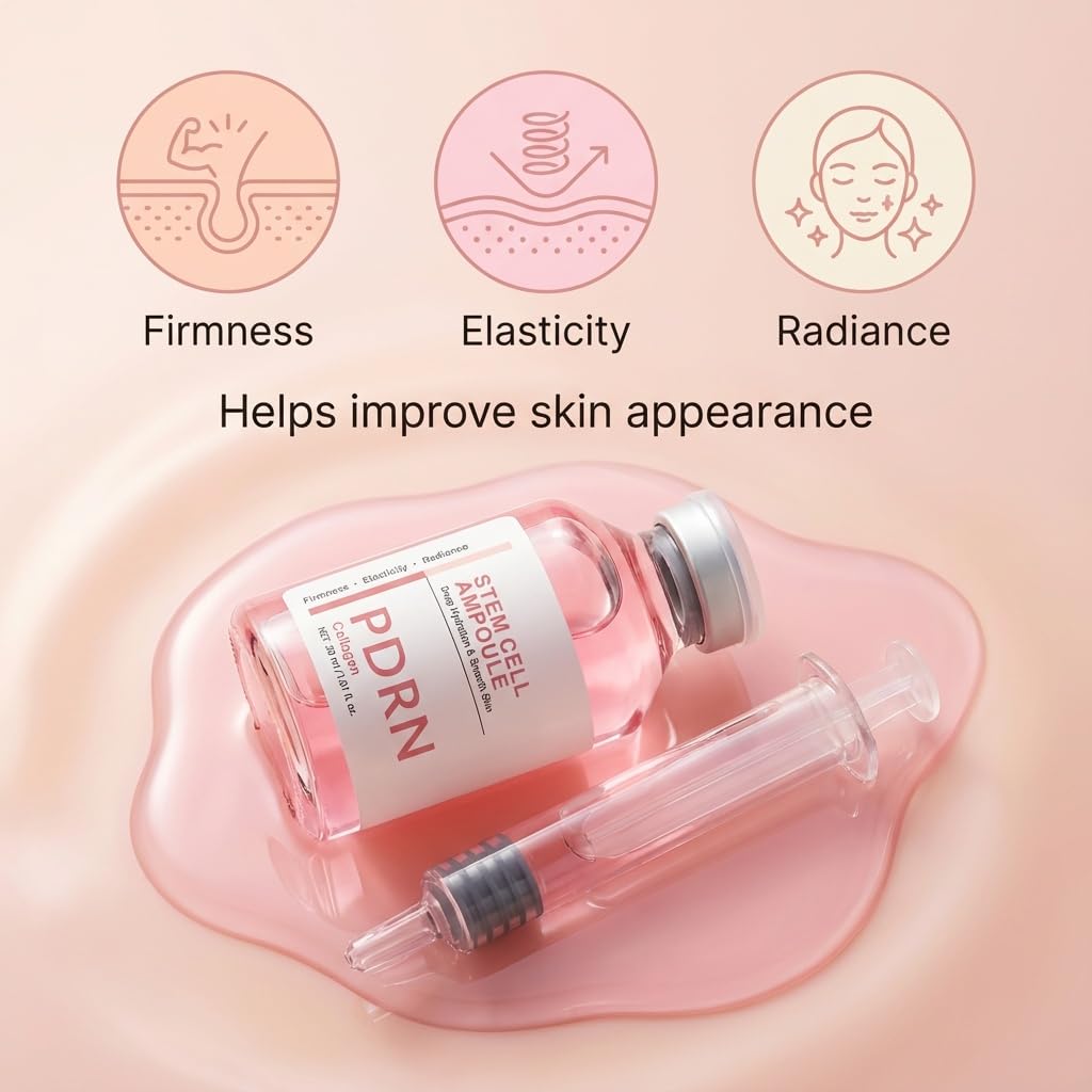 2PCS 30ml Salmon-DNA PDRN Collagen Stem Cell Microneedling Serum Ampoule Mask Face Beauty & Personal Care Luvee