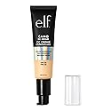 e.l.f. Camo CC Cream, SPF 30 Color-Correcting Medium-To-Full Coverage Face Foundation, Delivers An Airbrushed Finish, Vegan & Cruelty-Free, Fair 140 W Beauty & Personal Care e.l.f.
