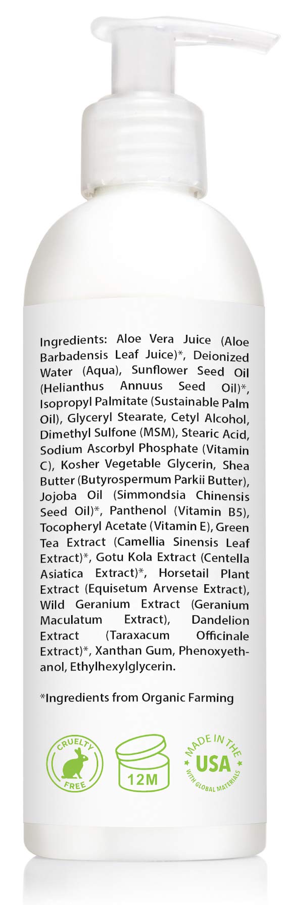 Amara Beauty Vitamin C Face & Body Lotion 15% - with Shea Butter & Jojoba Oil - 8 oz Beauty & Personal Care Amara Beauty