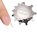 C-Shade Easy French Smile Line Nail Art Manicure Edge Trimmer Nail Cutter Acrylic Tool with 11 Sizes-FS01 Beauty & Personal Care Honey Joy