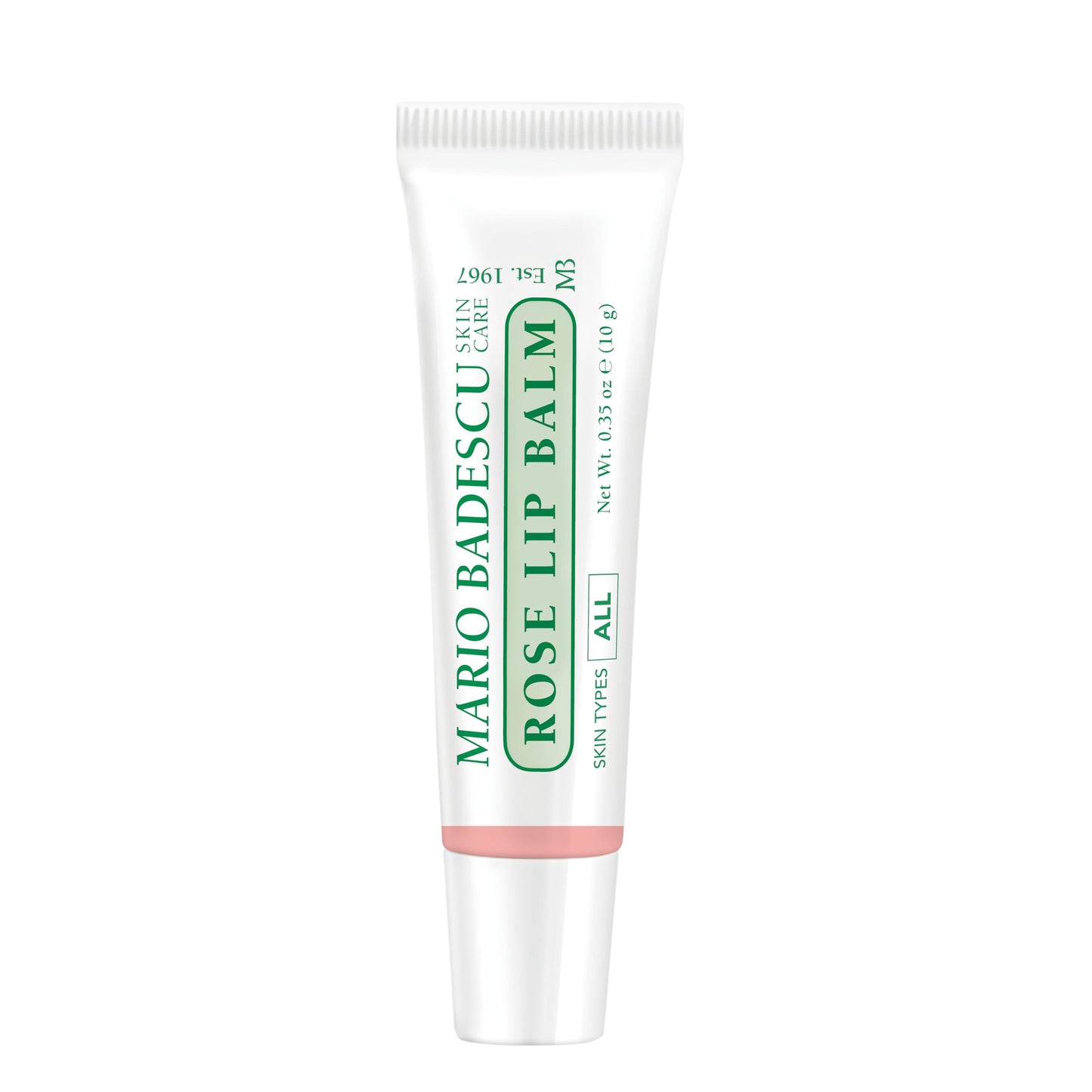 Mario Badescu Moisturizing Rose Lip Balm for Dry Cracked Lips, Infused with Coconut Oil and Shea Butter, Ultra-Nourishing Lip Care Moisturizer Beauty & Personal Care Mario Badescu