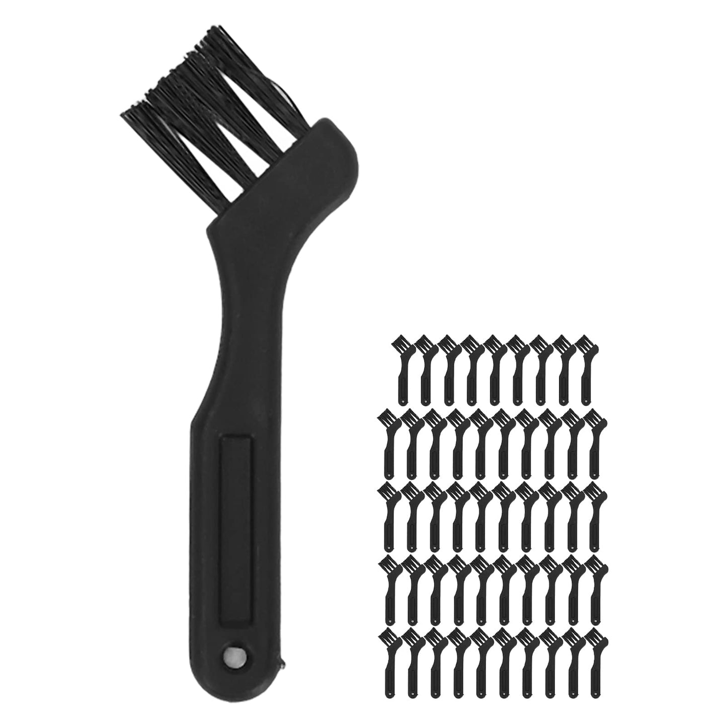Mini Shaver Cleaning Brush, 50pcs Electric Shaver Cleaning Brush Hair Remover for Computer Keyboard Home Appliances Small Crevice Brush Beauty and Personal Care Semme