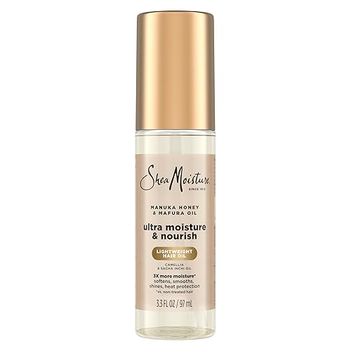 Shea Moisture Ultra Nourishing Manuka Honey & Mafura Oil Manuka Honey & Mafura Oil Instantly Hydrates And Smooths Hair 3.3 Fl Oz Beauty & Personal Care SheaMoisture