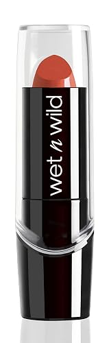 wet n wild Silk Finish Lipstick, Hydrating Rich Buildable Lip Color, Formulated with Vitamins A,E, & Macadamia for Ultimate Hydration, Cruelty-Free & Beauty & Personal Care wet n wild