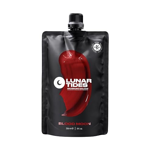 Lunar Tides Semi-Permanent Hair Color (43 colors) (Blood Moon, 8 fl. oz.) Beauty & Personal Care Lunar Tides