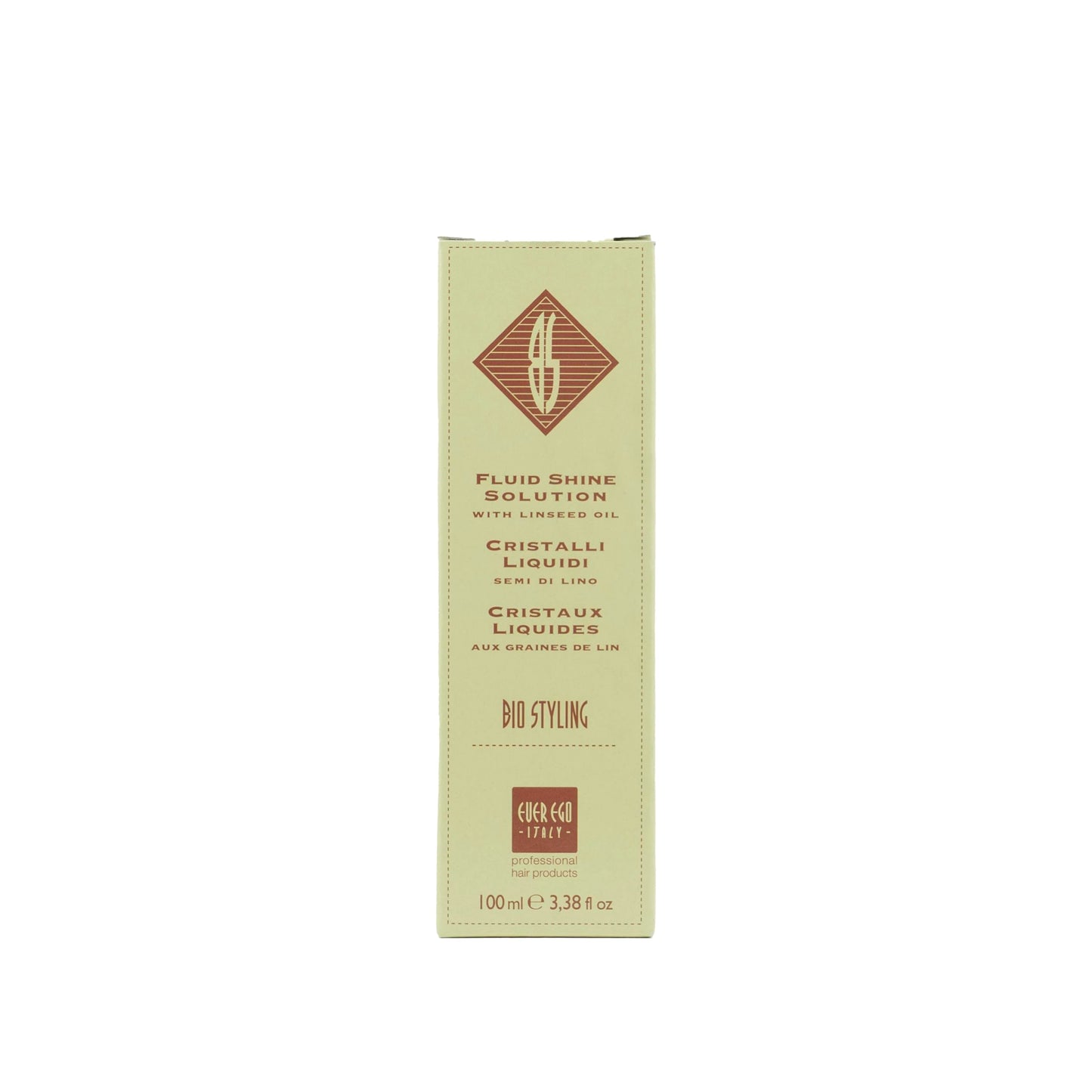 Ever Ego Italy | BioStyling | Liquid Crystals with Linseed OIl | For Chemically Treated or Permed Hair | 3.38fl oz / 100ml Bottle Beauty & Personal Care Ever Ego Italy