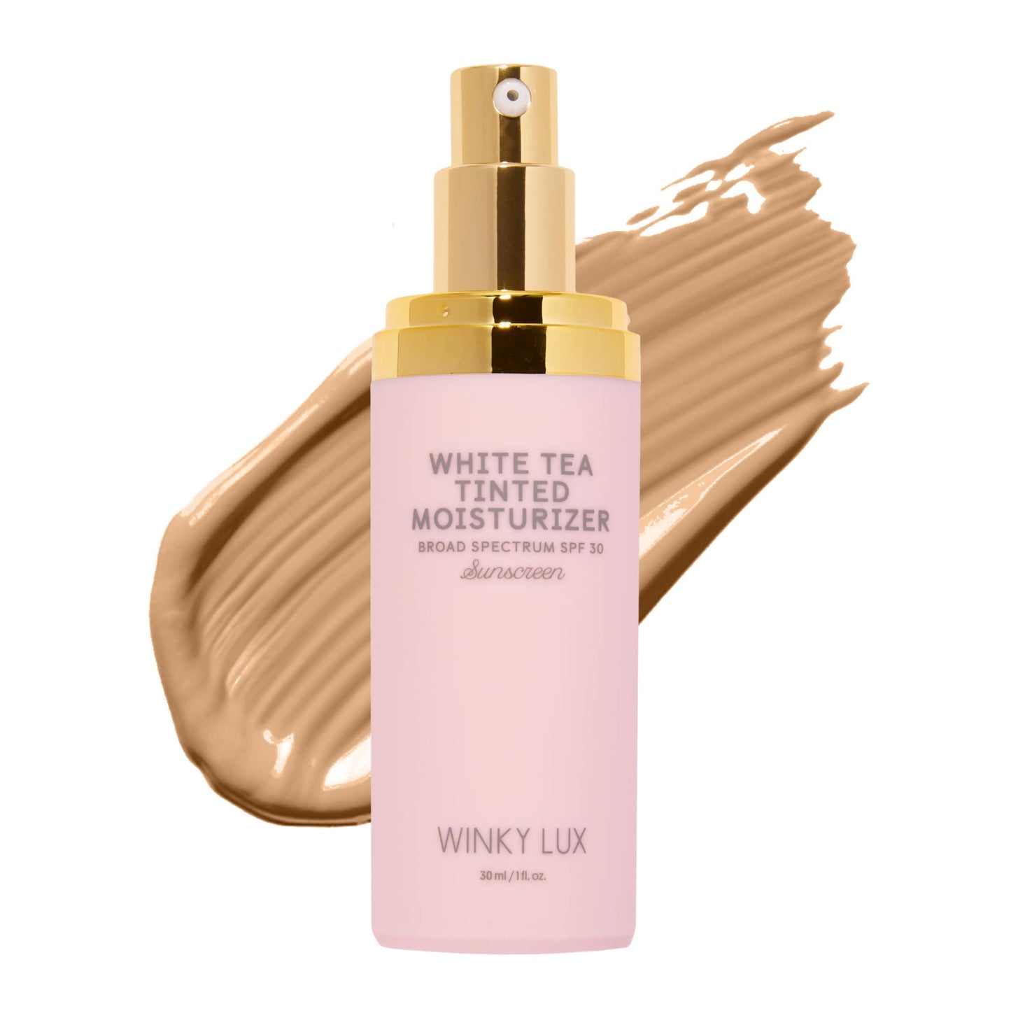 Winky Lux White Tea Tinted Moisturizer SPF 30 - Buildable Coverage with Facial SPF, Lightweight Sunscreen for Face, Naturally Radiant Finish, Long Beauty & Personal Care Winky Lux