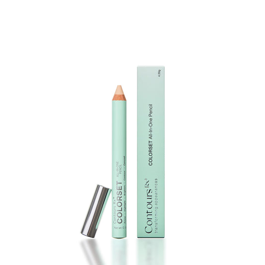 Contours Rx COLORSET All-in-One Pencil - Brighten, Highlight, Prime, Contour & Conceal | Smooth Canvas for Eye Shadow & Uneven Skin Tone | Hydrating… Beauty & Personal Care Contours Rx