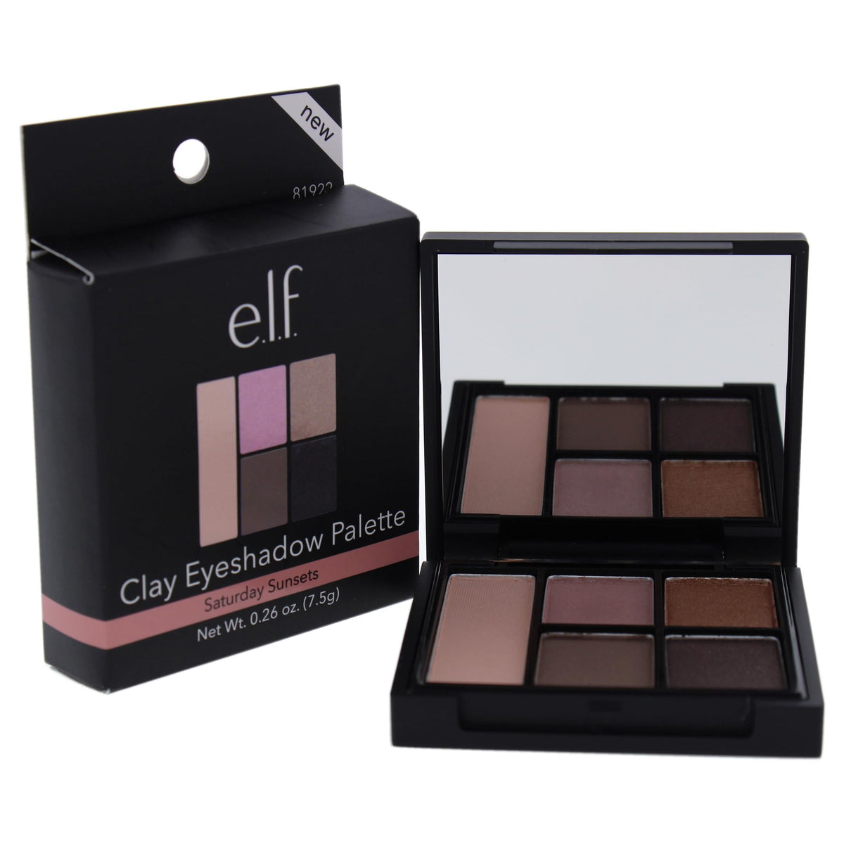 e.l.f. Long Lasting Wear Clay Eyeshadow Palette, Saturday Sunsets, 0.26 Ounce Beauty & Personal Care e.l.f.