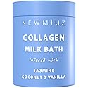Creamy Coconut Collagen Milk Bath Soak Powder Moisturize & Soften Skin - Vanilla Jasmine Luxury Spa Bubble Bath Salt Mother's Birthday Christmas Beauty & Personal Care New Miuz