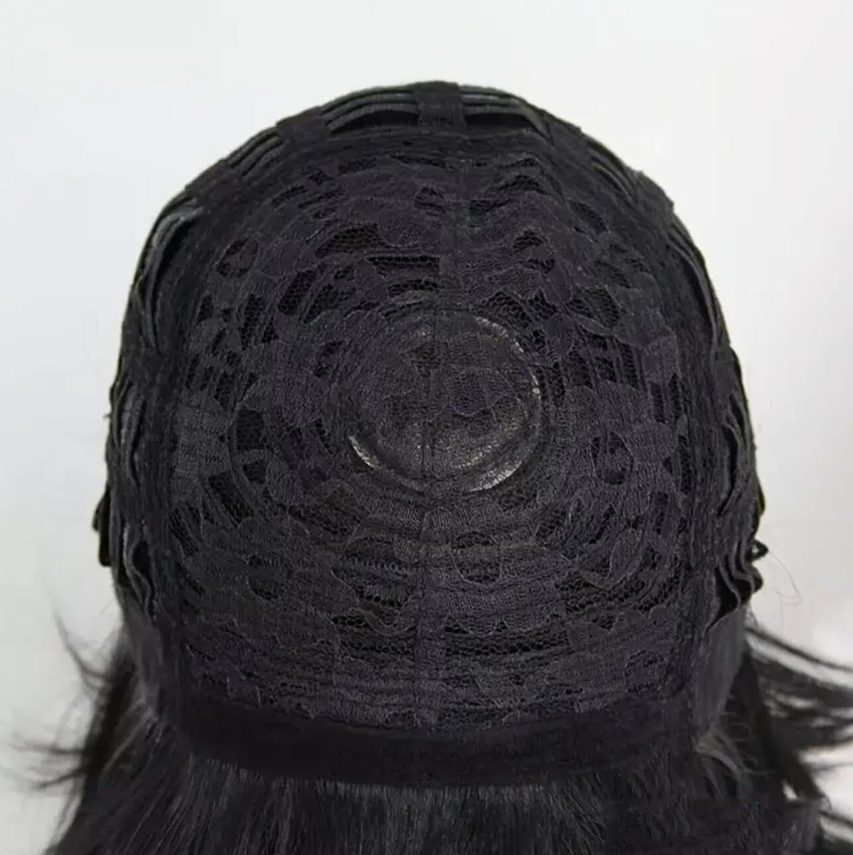Short Curly Pixie Cut Wig, Two-Tone Black and Blonde Ombre, Synthetic Hair, Natural Looking