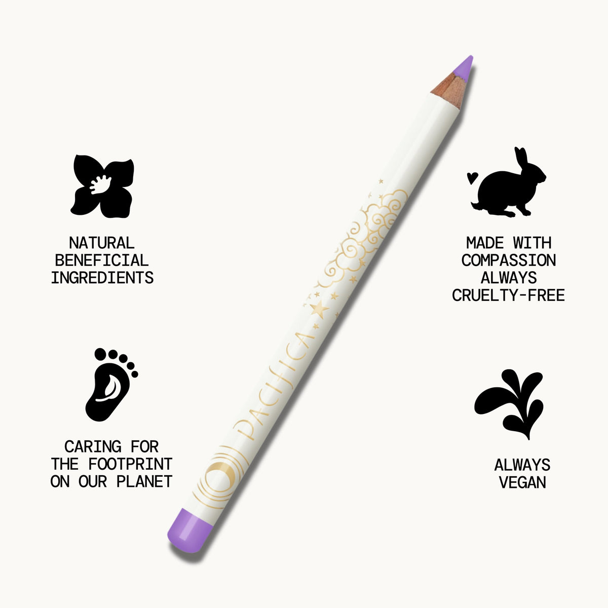 Pacifica, Eyeliner Longwear Lilac, 0.038 Ounce Beauty & Personal Care Pacifica