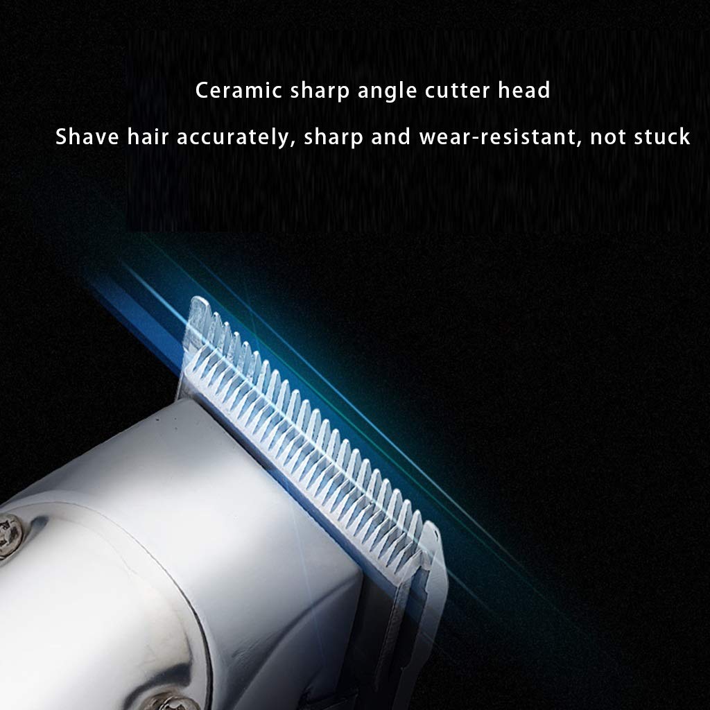 LBAawxe Barber LCD Digital Display Rechargeable Hair Clipper Retro Oil Head Electric Clipper Hair Salon Strong Power Electric Fader Beauty and Personal Care LBAawxe