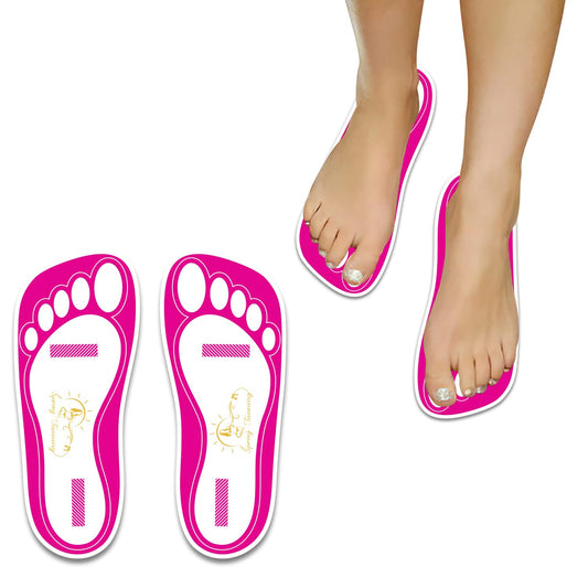 25Pairs(50Feets) Disposable Stick Spray Tanning Feet Pads Perfect for preventing spray tan solution,Deluxe & Hygienic Spray Tan Feet Pads-Ideal Beauty & Personal Care HeeStar