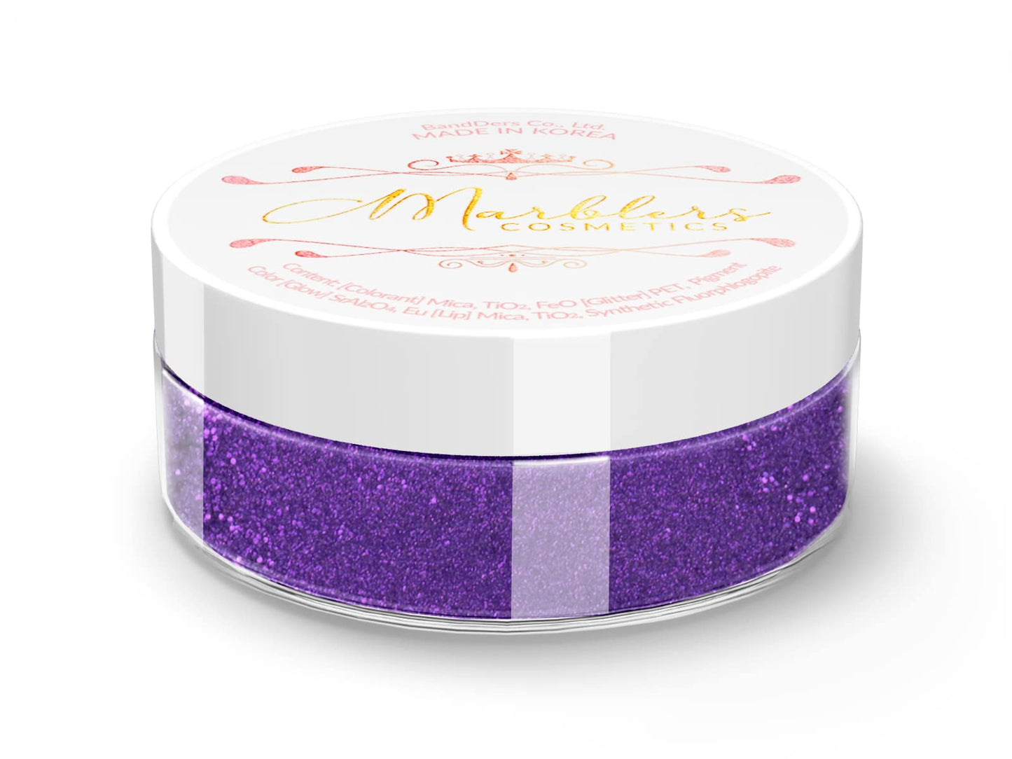 MARBLERS Glitter Mica Powder [Purple Vibe] 0.14oz (4g) | Glitter Mica | Highly Pigmented | Non-Toxic, Vegan, Cruelty-Free | Eyeshadow, Body Butter Beauty & Personal Care MARBLERS