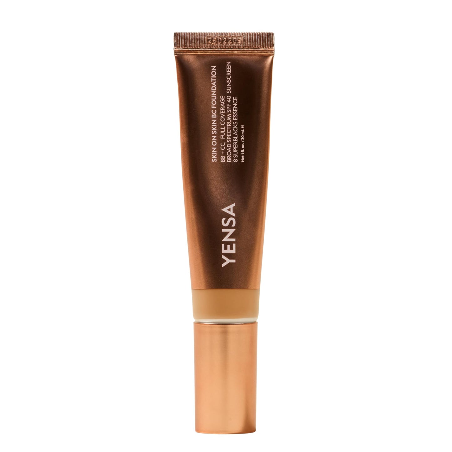 YENSA Skin on Skin BC Foundation Makeup - CC, BB Cream & Full Coverage Foundation-In-One - Buildable, Radiant Finish with SPF 40, Hyaluronic Acid Beauty & Personal Care YENSA