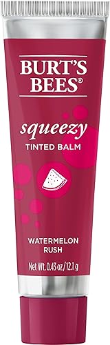 Burts Bees, Squeezy Tinted Lip Balm - Watermelon Rush, 0.43 Ounce Beauty & Personal Care Burt's Bees