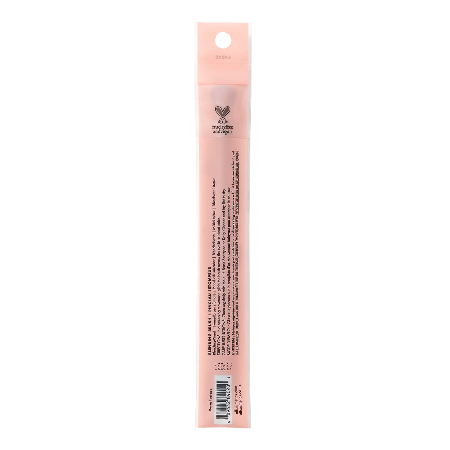 e.l.f. Eyeshadow "C" Brush, Curved Eyeshadow Brush For Blending & Diffusing, Helps Create The Perfect Smoky Eye, Vegan Beauty & Personal Care e.l.f. Cosmetics