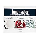 Lune+Aster 5 Minute Rescue Mask Assortment Trio | 3 Sheet Mask Set - Hydrate, Firm, And Nourish Beauty & Personal Care Lune+Aster