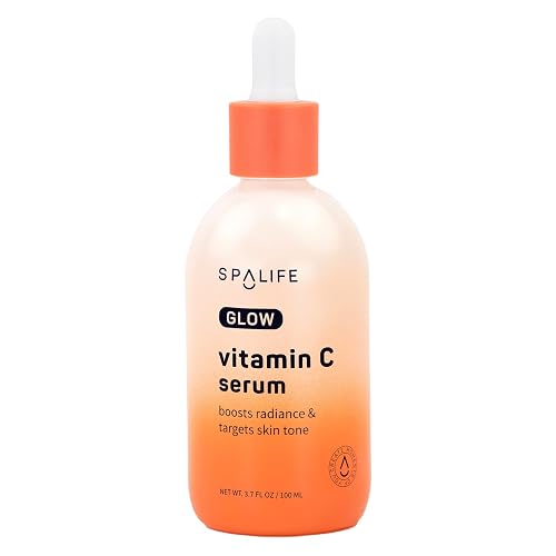 SpaLife Glow Vitamin C Serum for Face | Korean Brightening Face Serum for Dark Spots & Uneven Tone | Illuminating Skin Treatment | Lightweight Beauty & Personal Care SpaLife