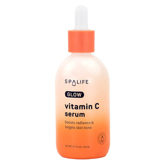 SpaLife Glow Vitamin C Serum for Face | Korean Brightening Face Serum for Dark Spots & Uneven Tone | Illuminating Skin Treatment | Lightweight Beauty & Personal Care SpaLife