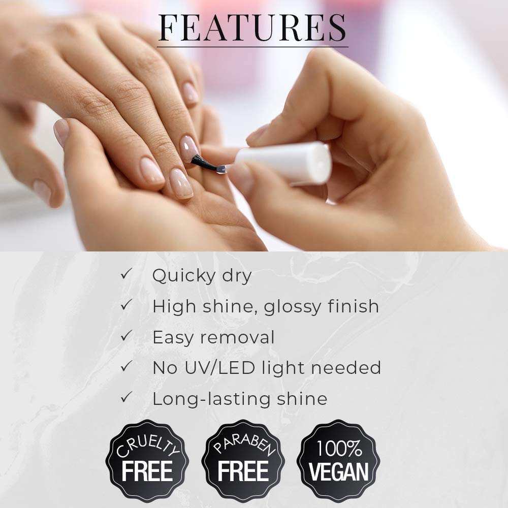 Seche Vite Professional Refill Kit, High-Gloss Clear Top Coat for Natural Nails, Artificial Gels Fiberglass Acrylic Extensions, Quick-Dry Long-Lasting Beauty & Personal Care Seche