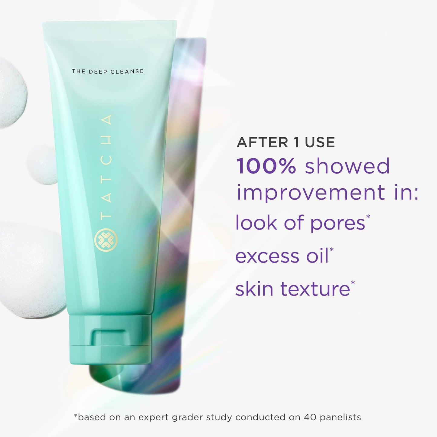 Tatcha The Deep Cleanse | Deep Pore Cleanser & Exfoliating Face Wash to Minimize Excess Oil & Tightens Pores | 150 ml / 5 oz Beauty & Personal Care TATCHA