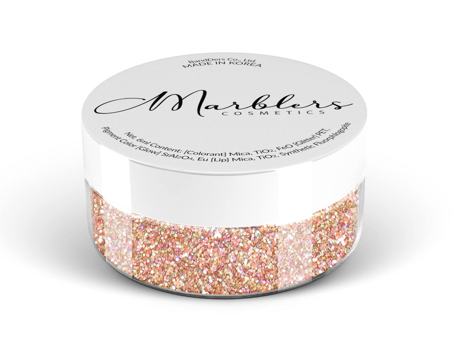MARBLERS Holographic Face & Body Glitter [Holo French Pink] 0.18oz (5g) | Fine | Non-Toxic | Cruelty-Free | Festival, Rave & Party Makeup | Eye, Hair Beauty & Personal Care MARBLERS