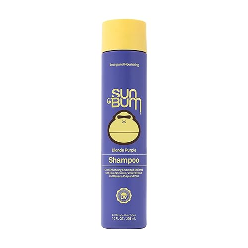 Sun Bum Blonde Purple Shampoo - Cleanses and Prevents Dryness with Deep Moisturizing and Brightening Formula - Color Enhancing and Toning Treatment Beauty & Personal Care Sun Bum