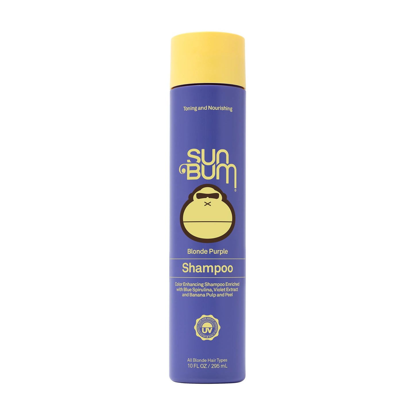 Sun Bum Blonde Purple Shampoo - Cleanses and Prevents Dryness with Deep Moisturizing and Brightening Formula - Color Enhancing and Toning Treatment Beauty & Personal Care Sun Bum