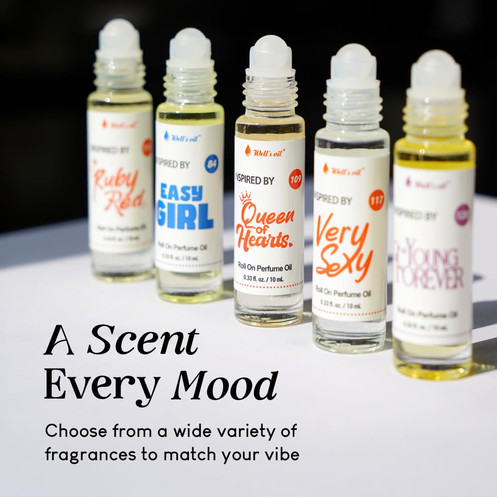 Well's Oil Roll-On Perfume Oil (Flower Bom) | Long-Lasting | Paraben-Free | 0.33 Fl Oz / 10 ml Beauty & Personal Care Well's Oil