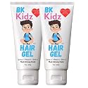 BK Kidz Hair Gel - 7oz x 2: Double Pack of Gentle Hair Styling Gel for Kids - Spike It - Messy It - Slick It Beauty & Personal Care Bonsai Kids Hair Care
