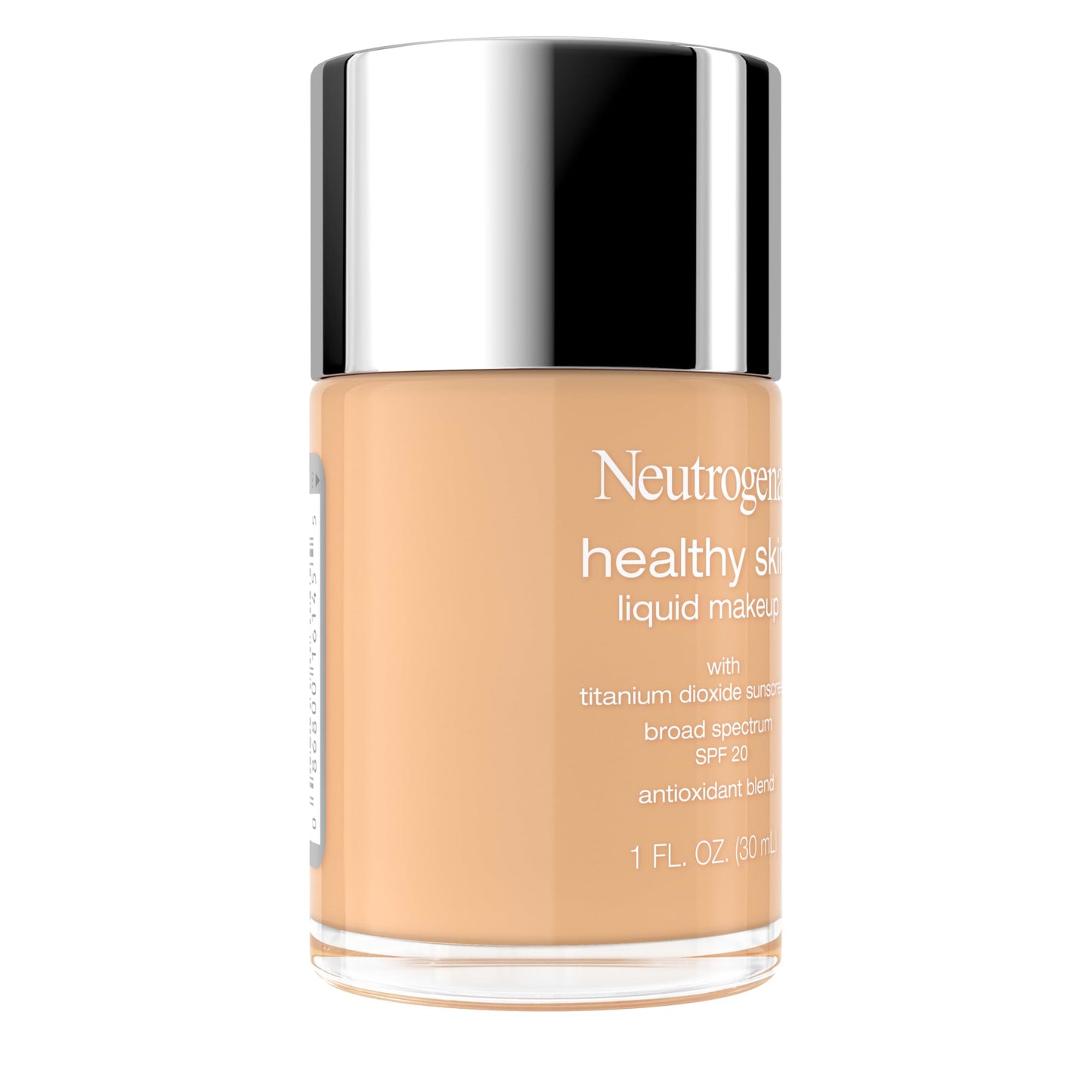 Neutrogena Healthy Skin Liquid Foundation Makeup Broad Spectrum SPF 20 Sunscreen, Medium Coverage, Vit B5, Antioxidants, All Day Wear, Sand 250N, 1 Beauty & Personal Care Neutrogena