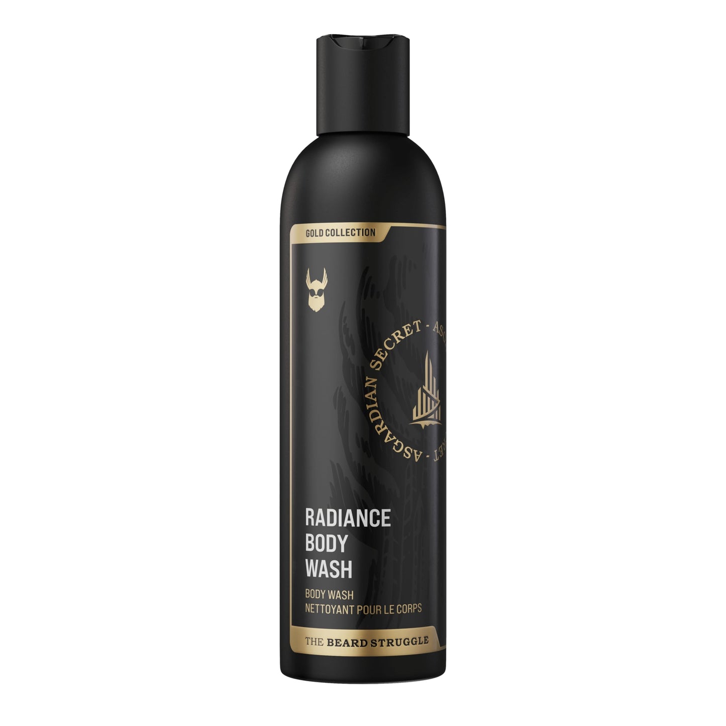The Beard Struggle Men's Body Wash Asgardian Secret - Gold Collection - Skin Cleaning Agent - Natural Body Wash - Shower Gel Liquid Soap - 240 mL / 8 Beauty & Personal Care The Beard Struggle